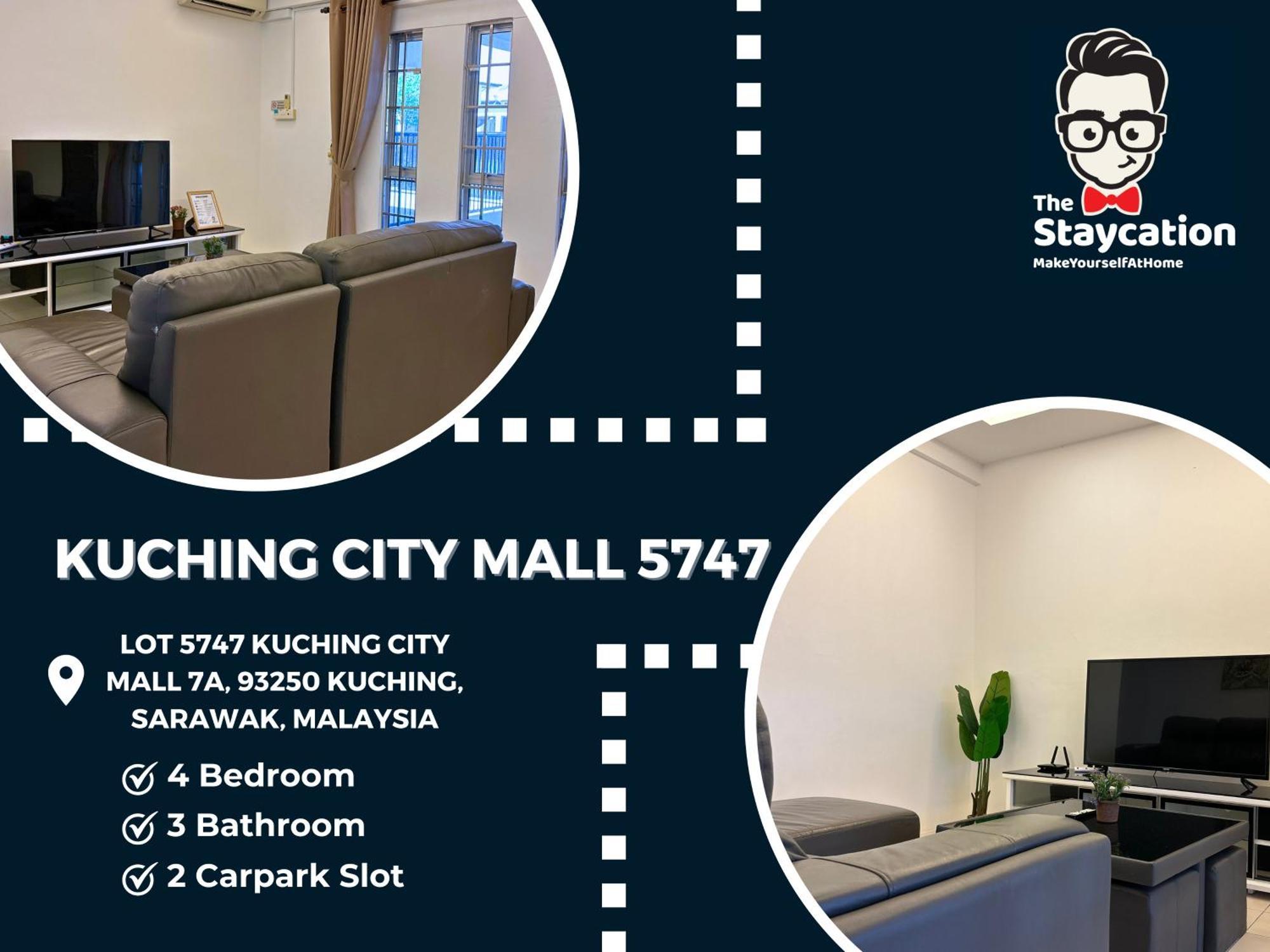 Staycation Homestay 15 Kch City Mall Landed House Kuching Kültér fotó